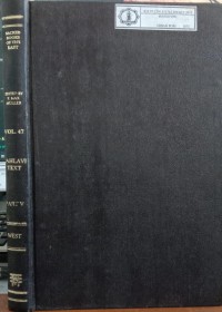 Image of The Sacred Books of The East Vol. 47 : Pahlavi Text Part V